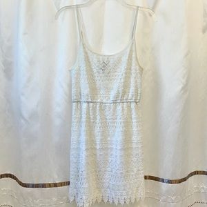 H&M White Lace Dress XS